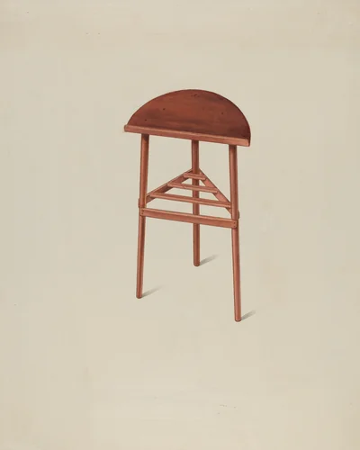 Shaker Music Rack by Alfred H. Smith, index of american design, 1936