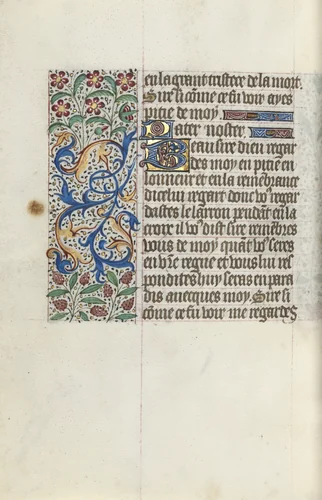 Book of Hours (Use of Rouen): fol. 154v by Master of the Geneva Latini, book, 1465-1475