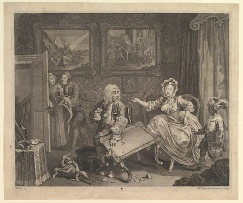 A Harlot's Progress, Plate 2 by William Hogarth, print, 1732