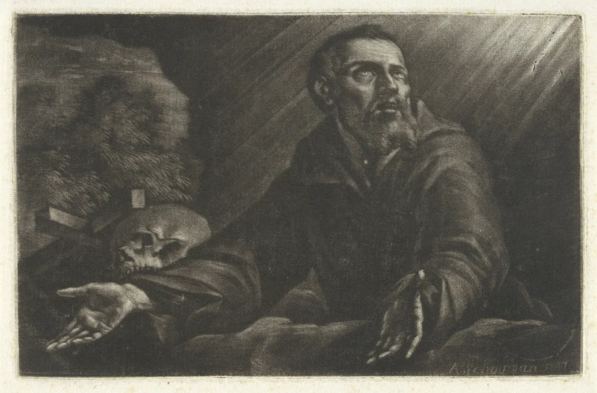 H. Franciscus by Aert Schouman, print, 1747