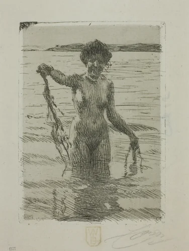 Seaweed by Anders Zorn, print, 1910