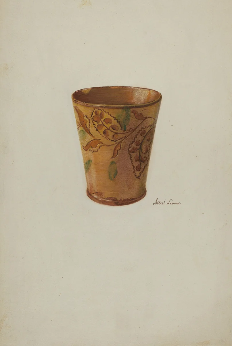 Pa. German Cup by Albert Levone, index of american design, 1937