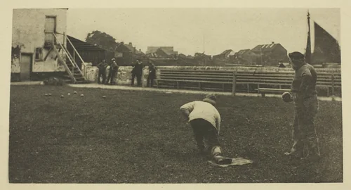 The Bowling Green by Peter Henry Emerson, photograph, 1887