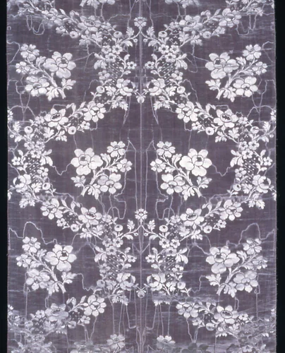Panel by England, textile, 1750-1760