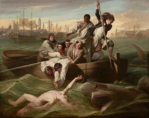 Watson and the Shark by John Singleton Copley, painting, 1778