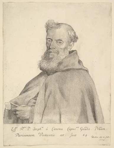 Le Père Étienne de Cesena by Claude Mellan, print, 1674