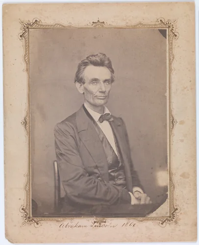 Abraham Lincoln by William Marsh, photograph, 1860