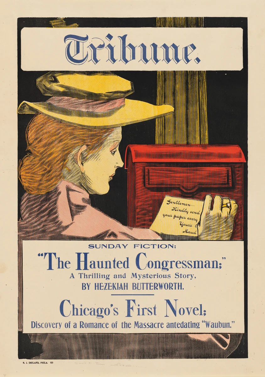 Tribune by George Reiter Brill, print, 1880-1900