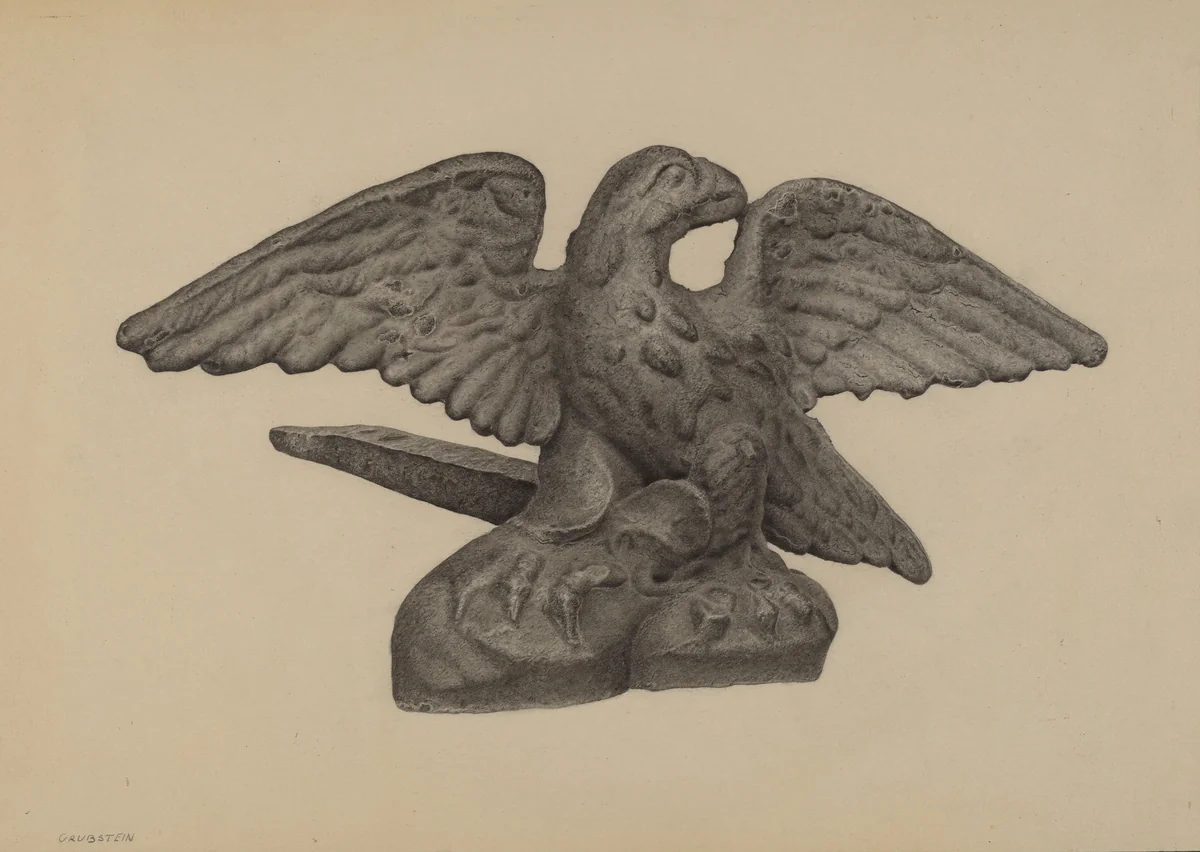 Wall Anchor by Milton Grubstein, index of american design, 1941