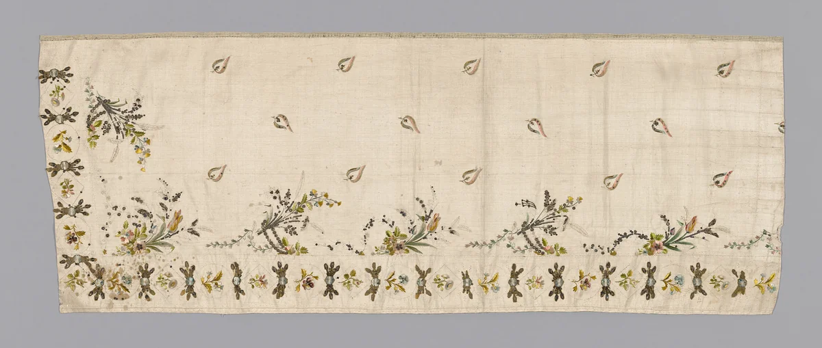 Panel by France, textile, 1775-1800