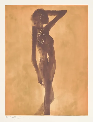 Copper Plate Nudes II (8) by Nathan Oliveira, print, 2001