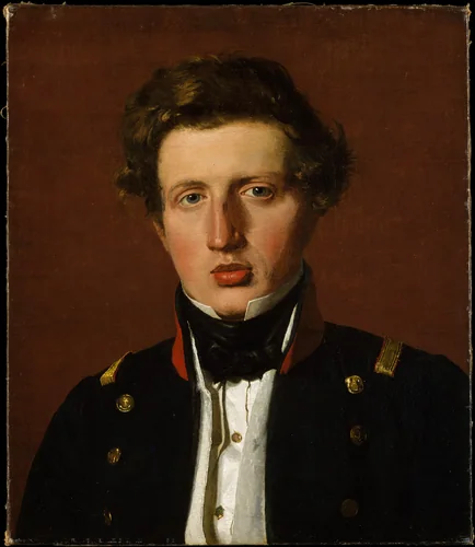 Valdemar Hjartvar Købke (1813–1893), the Artist's Brother by Christen Købke, painting, 1833-1843