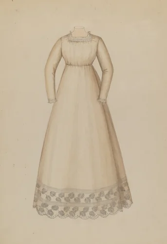 Dress by Gladys Cook, index of american design, 1937