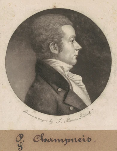 Champneis by Charles B. J. Févret de Saint-Mémin, print, 1802
