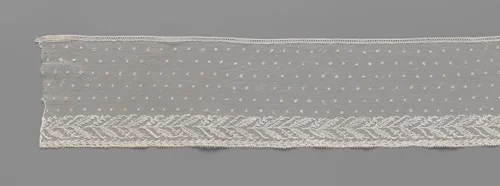 Strook kloskant met rechte baan van dubbele v-vormige takken by anonymous, other, 1800-1815