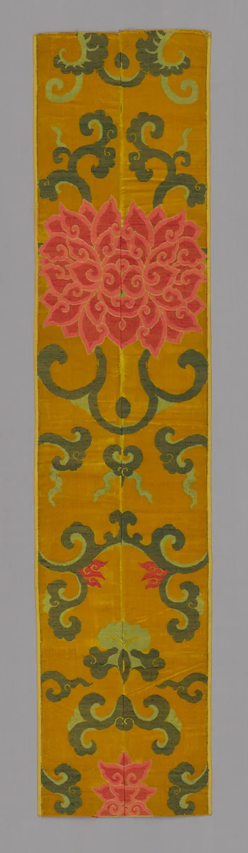 Panel by China, textile, 1801-1900