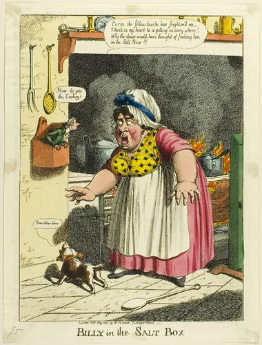 Billy in the Salt Box by Charles Williams, print, 1805