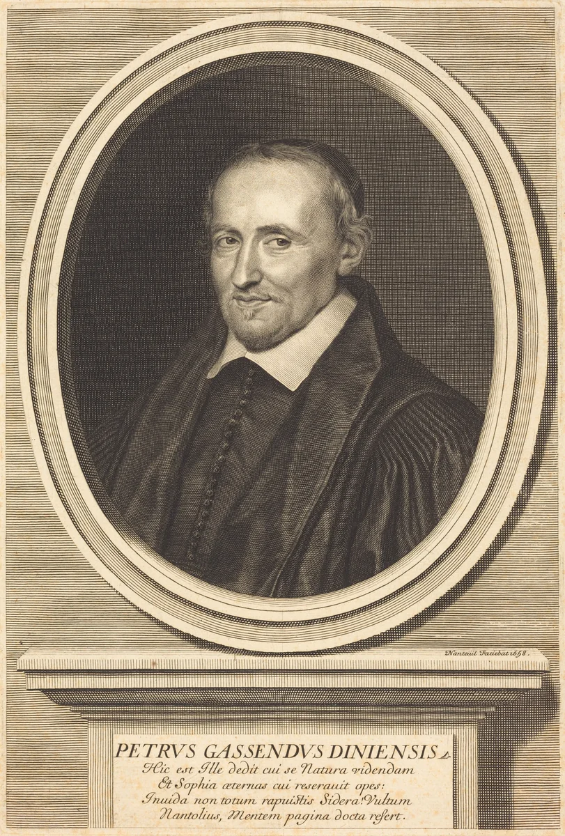 Pierre Gassendi by Robert Nanteuil, print, 1658