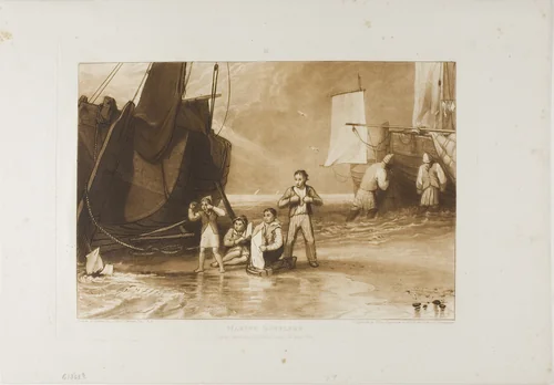 Marine Dabblers, plate 29 from Liber Studiorum by Joseph Mallord William Turner, print, 1811