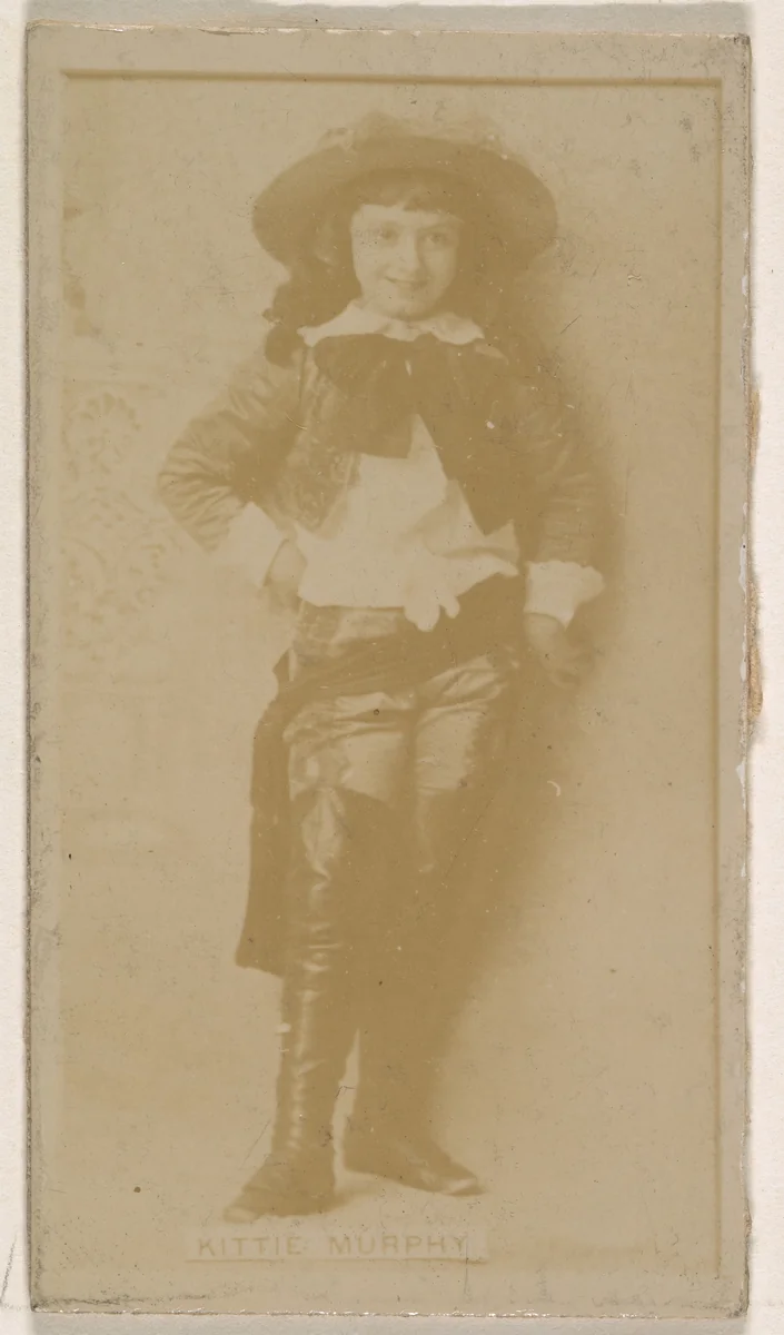 Kittie Murphy, from the Actresses series (N245) issued by Kinney Brothers to promote Sweet Caporal Cigarettes by Kinney Brothers Tobacco Company, photograph, 1890