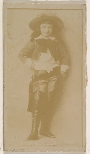 Kittie Murphy, from the Actresses series (N245) issued by Kinney Brothers to promote Sweet Caporal Cigarettes by Kinney Brothers Tobacco Company, photograph, 1890