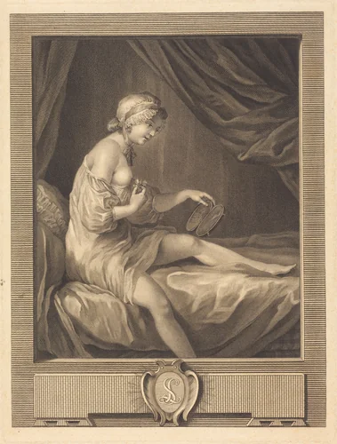 La Comparison du bouton de rose by Antoine Francois Dennel, print, 1780