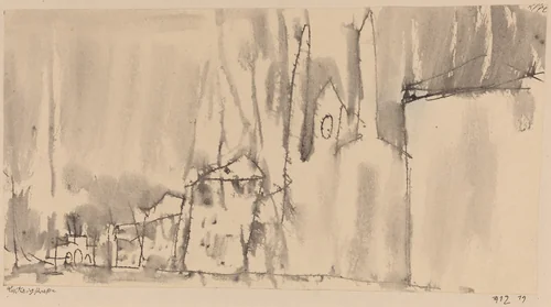 Ludwigstrasse by Paul Klee, drawing, 1912