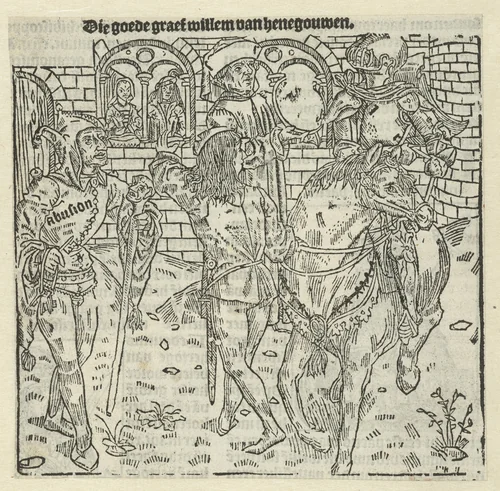 Graaf Willem III de Goede van Henegouwen by anonymous, print, 1517