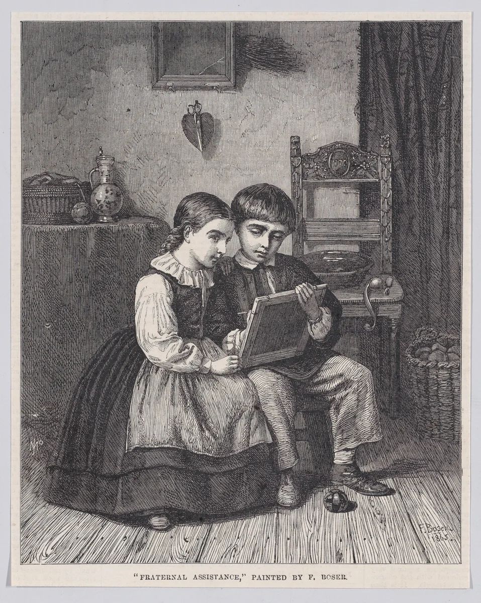 Fraternal Assistance, from "Illustrated London News" by Mason Jackson, print, 1865