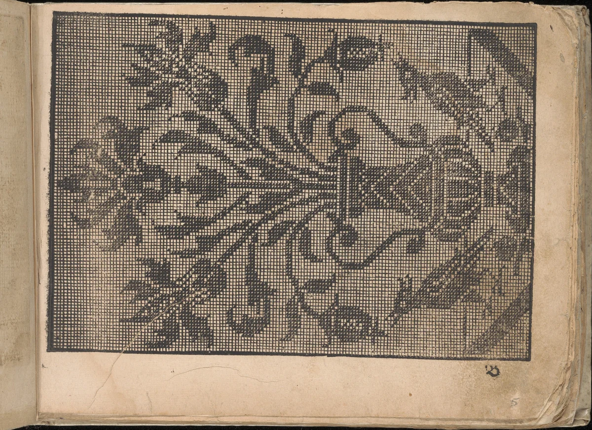 Neu künstlich Modelbuch (page 5r) by Bernhard Jobin, book, 1598