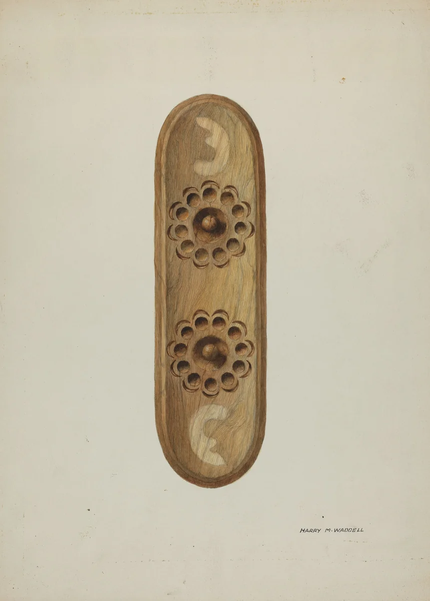 Confessional, Detail from Side by Harry Mann Waddell, index of american design, 1940