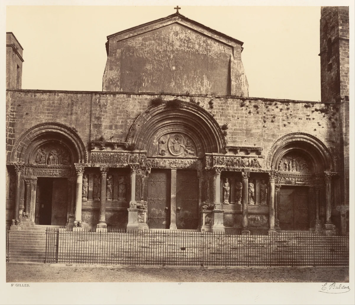 St. Gilles by Edouard Baldus, photograph, 1853