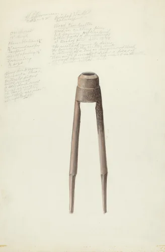 Bishop Hill: Dowel Cutter by H. Langden Brown, index of american design, 1935-1942