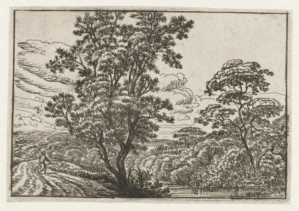De stroom by anonymous, print, 1610-1703