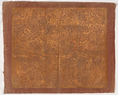 Endpaper with Floral Pattern by Italian 18th Century, print, 1700-1799