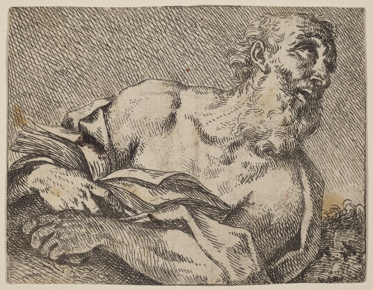 Saint Jerome by Pietro Rotari
Antonio Balestra, print, 1725