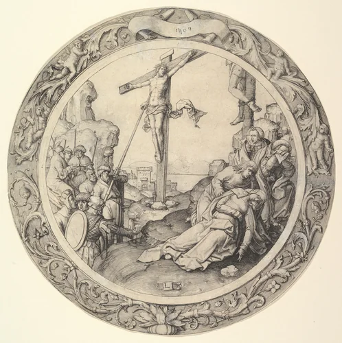 The Crucifixion, from the Circular Passion by Lucas van Leyden, print, 1509