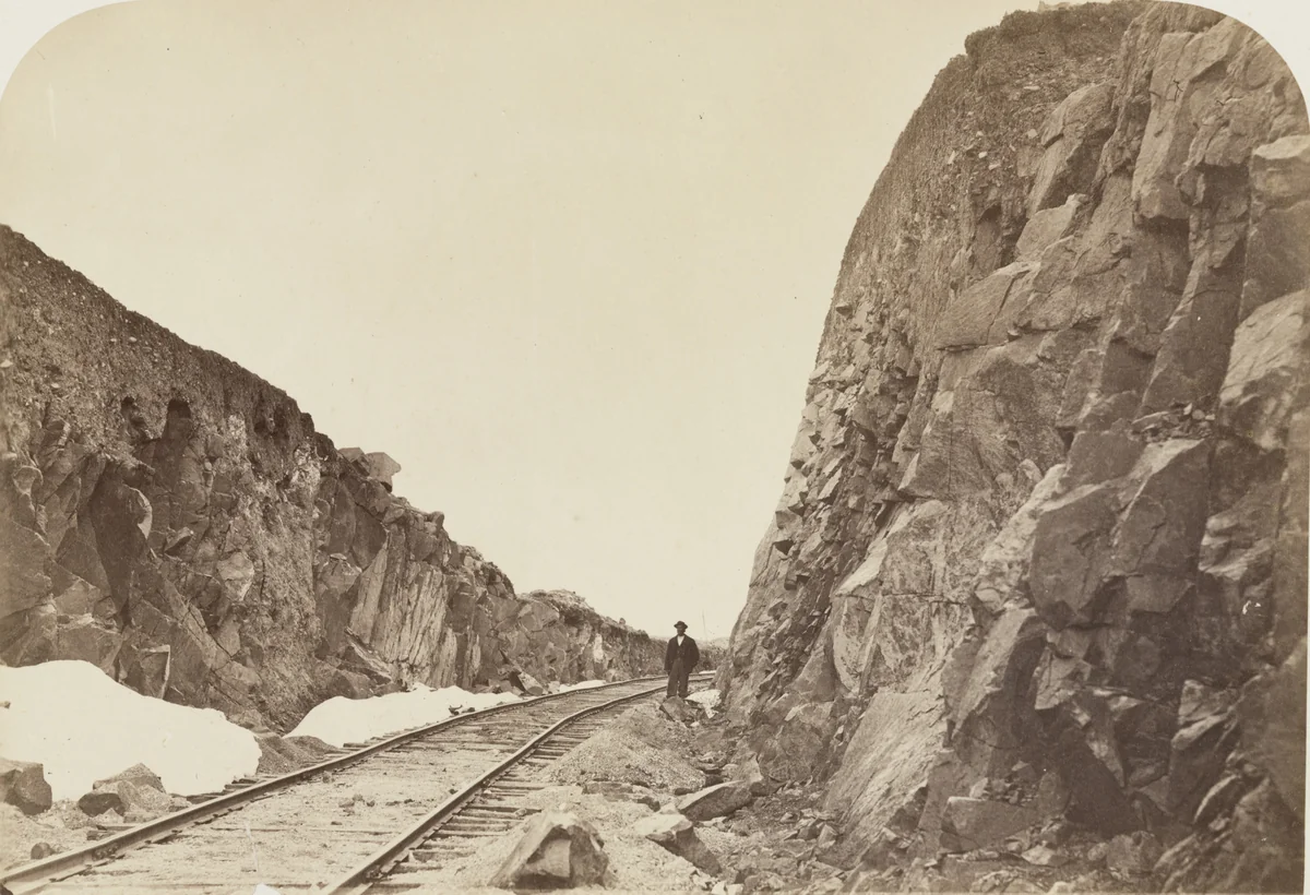 Hill's Farm, Near Granite Canyon by Andrew Joseph Russell, photograph, 1867