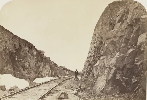 Hill's Farm, Near Granite Canyon by Andrew Joseph Russell, photograph, 1867