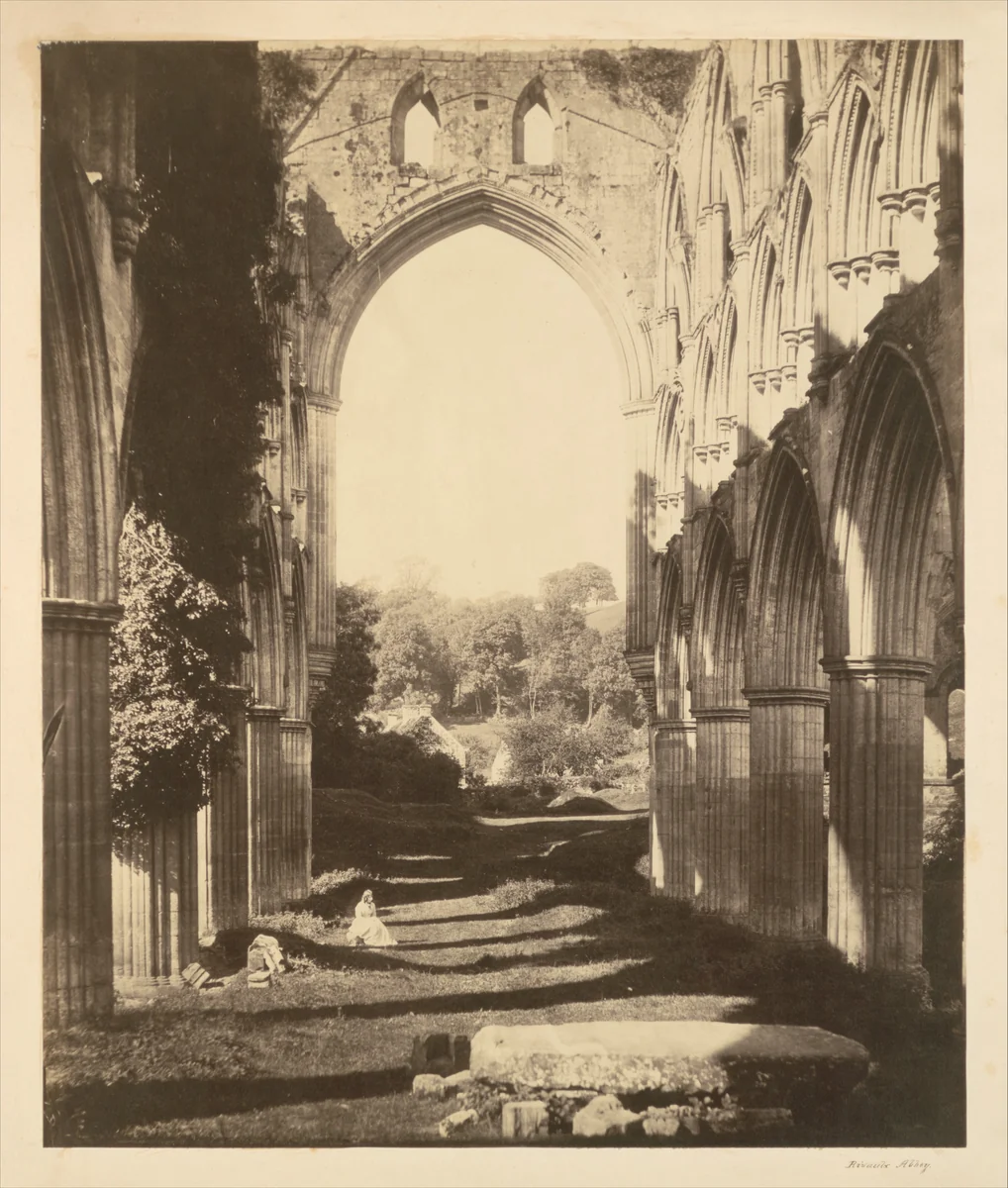 Rievaulx Abbey by Roger Fenton, photograph, 1854