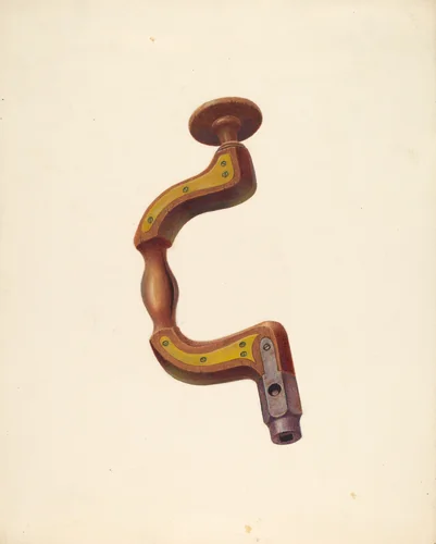 Carpenter's Brace by William H. Edwards, index of american design, 1939