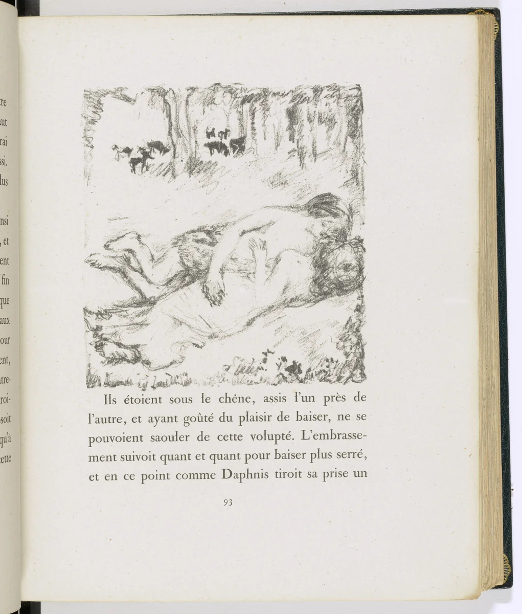 In-text plate (page 93) from Daphnis et Chloé by Pierre Bonnard, illustrated book, 1902