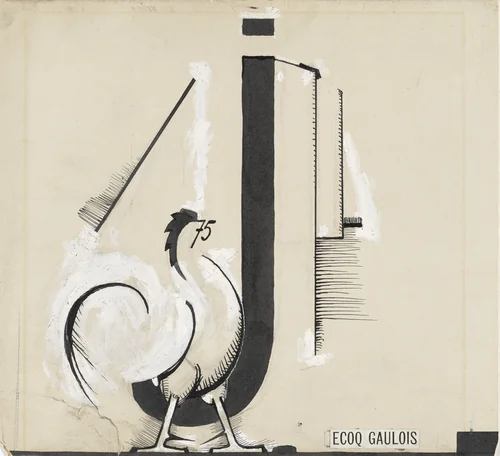 LE COQ GAULOIS by Edward Steichen, drawing, 1915