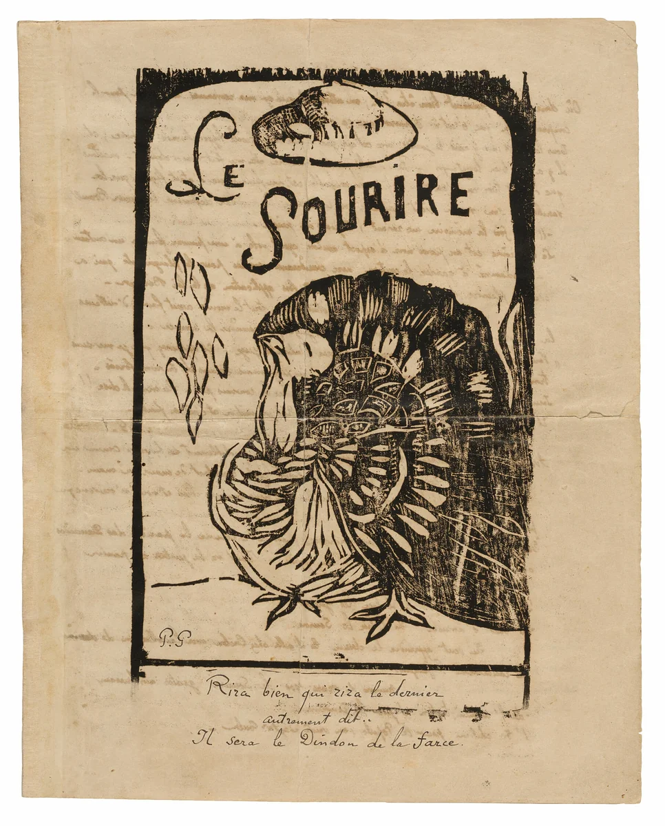 Le sourire: Journal méchant, Mar. 1900 by Paul Gauguin, print, 1900