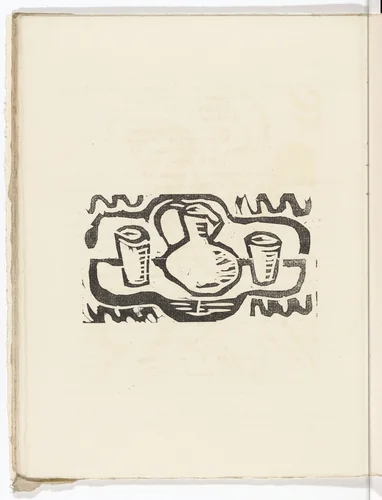 Plate (folio 19 verso) from L'Enchanteur pourrissant by André Derain, illustrated book, 1909