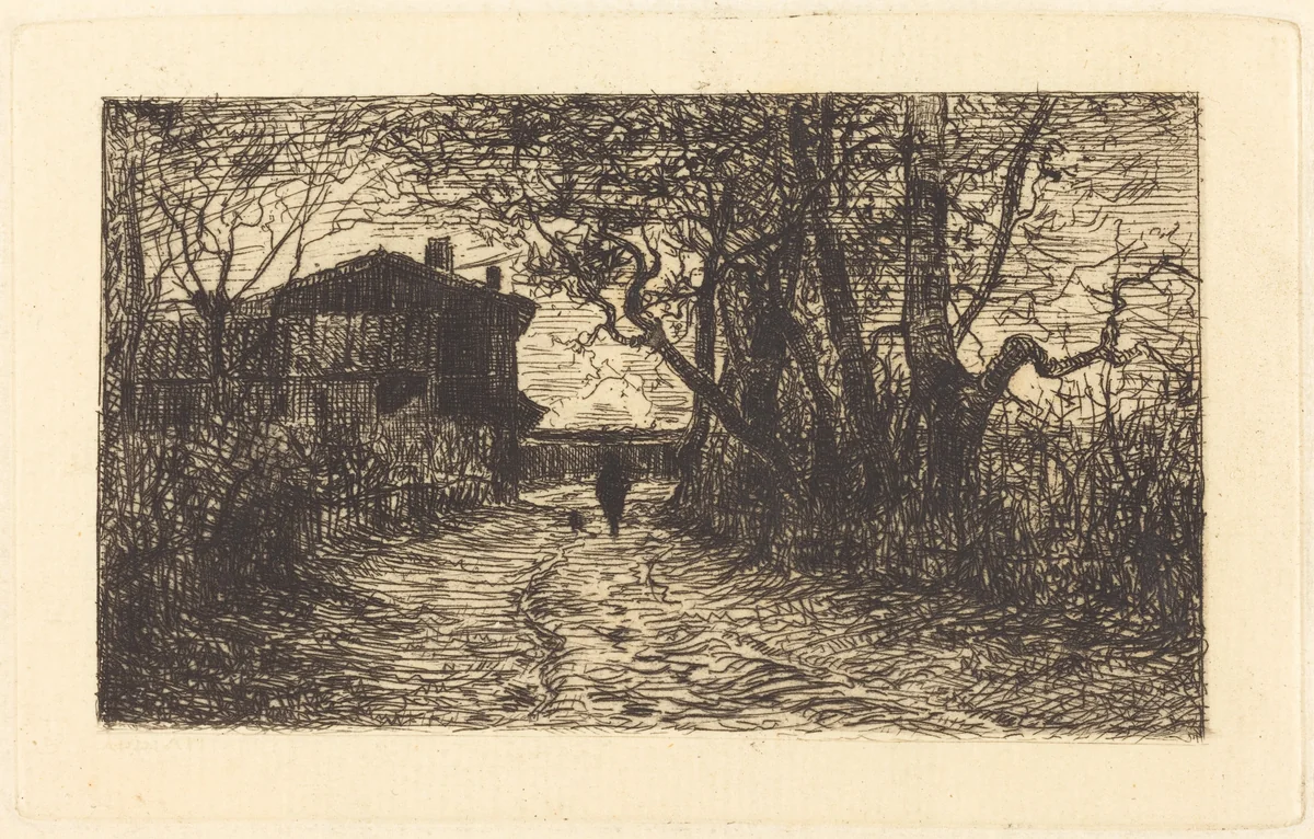 A Gorge de Loup by Adolphe Appian, print, 1818-1898