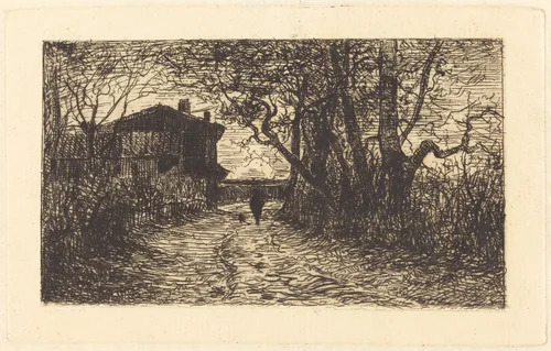 A Gorge de Loup by Adolphe Appian, print, 1818-1898