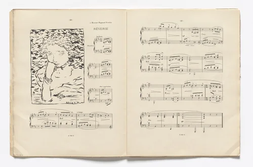 Rêverie (headpiece, page 26) from Petites scènes familières by Pierre Bonnard, illustrated book, 1893