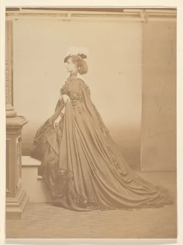 Le chapeau à plumes by Pierre-Louis Pierson, photograph, 1860-1869