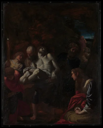The Burial of Christ by Annibale Carracci, painting, 1595